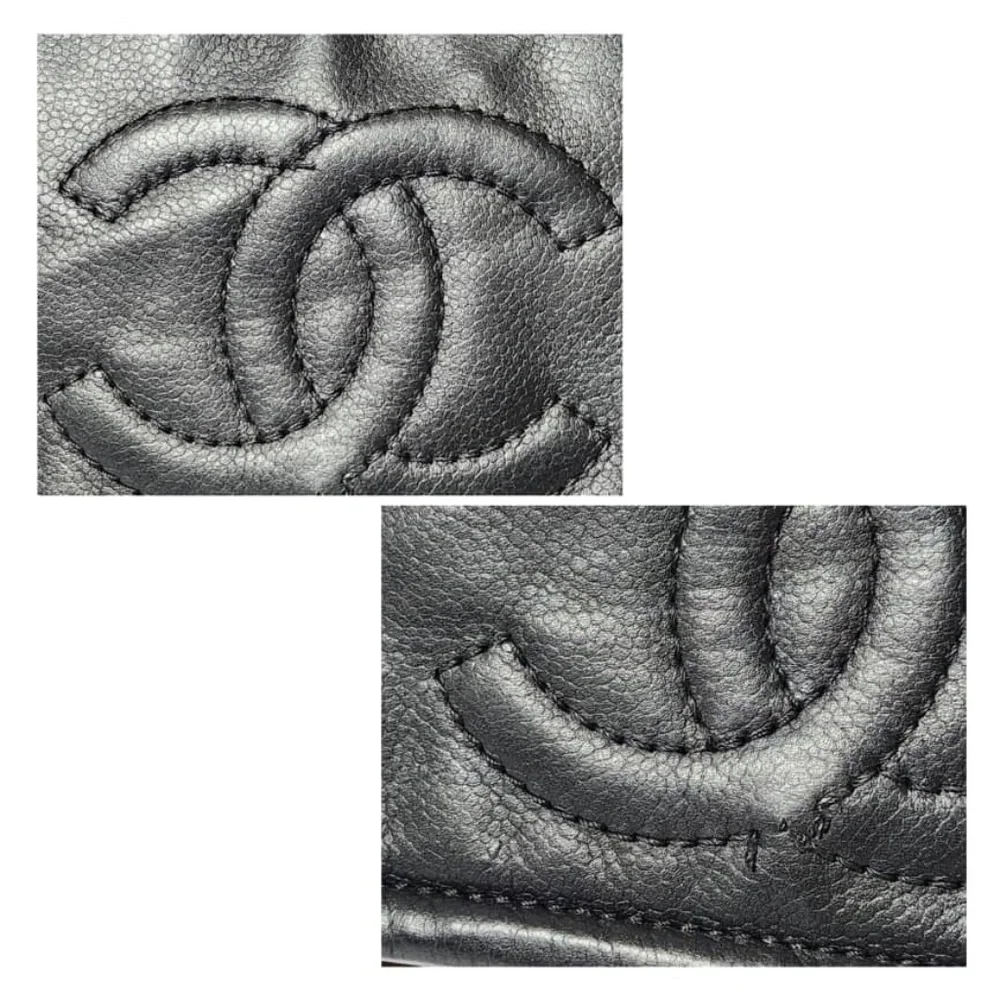 Authentic CHANEL Caviar Large Timeless CC Flap Shoulder Bag Black - Picture 8 of 16